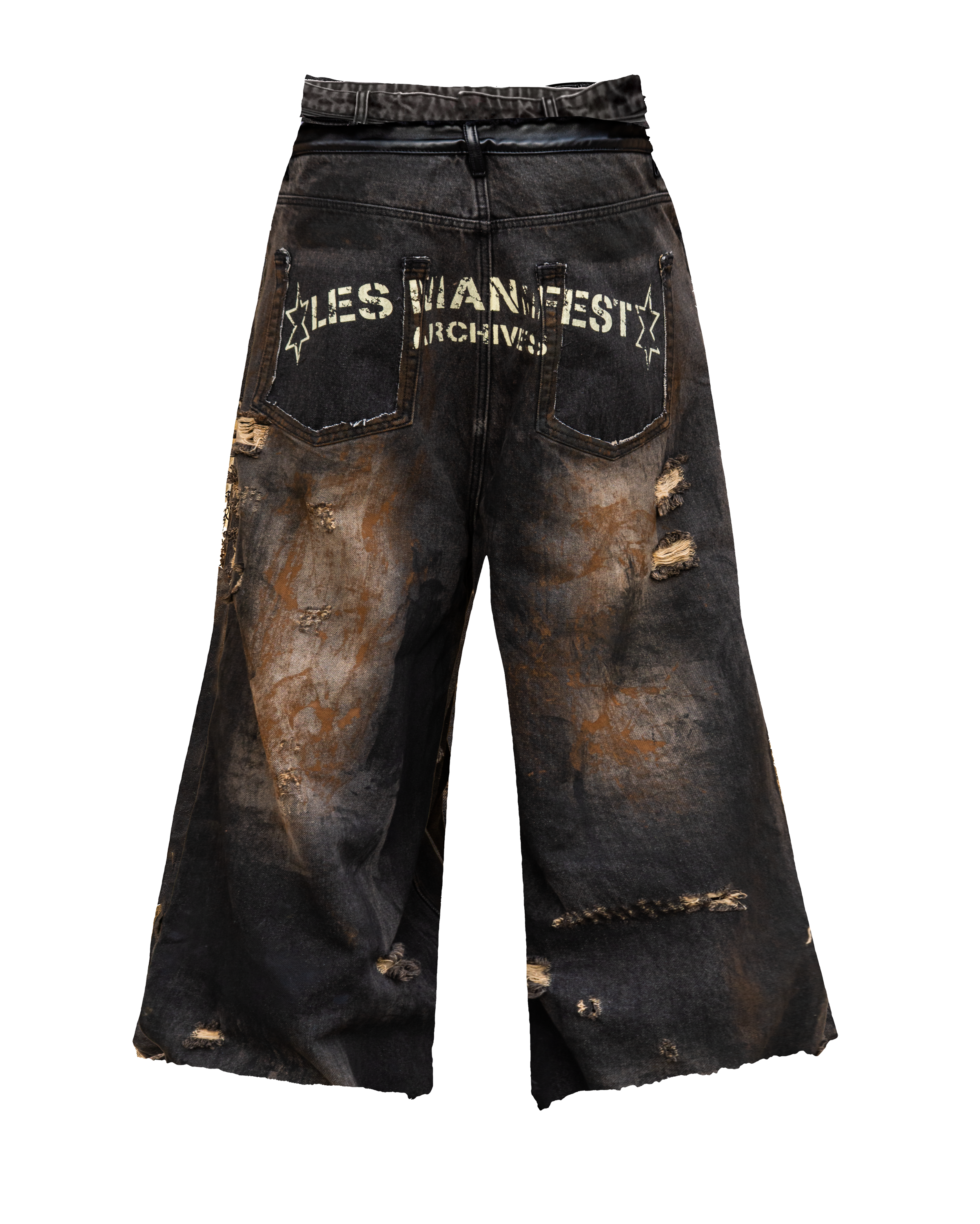 The Dirty Leather Pocket Jeans