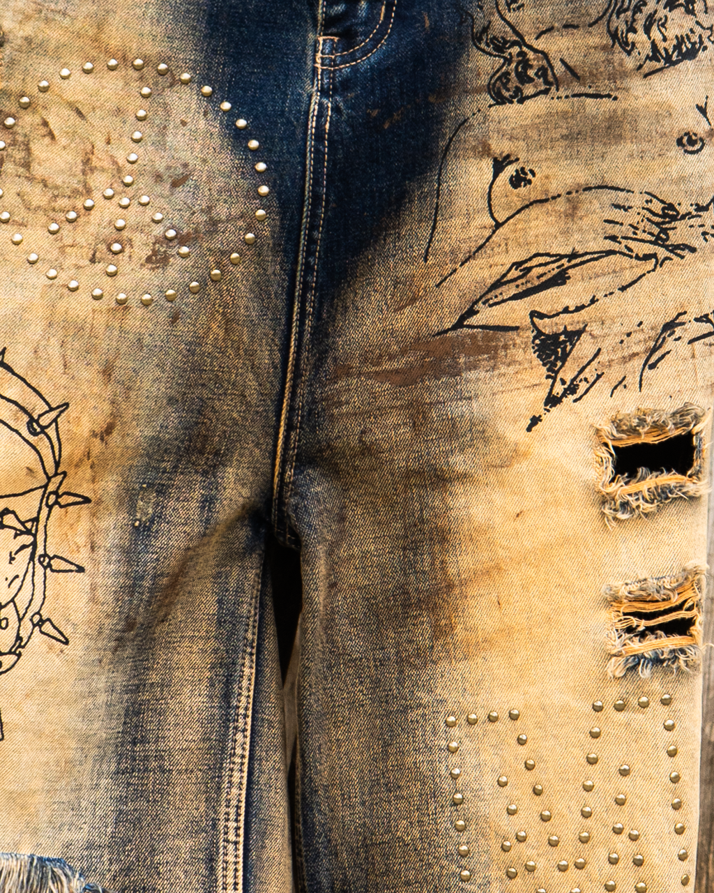 Dirty Stud Pants