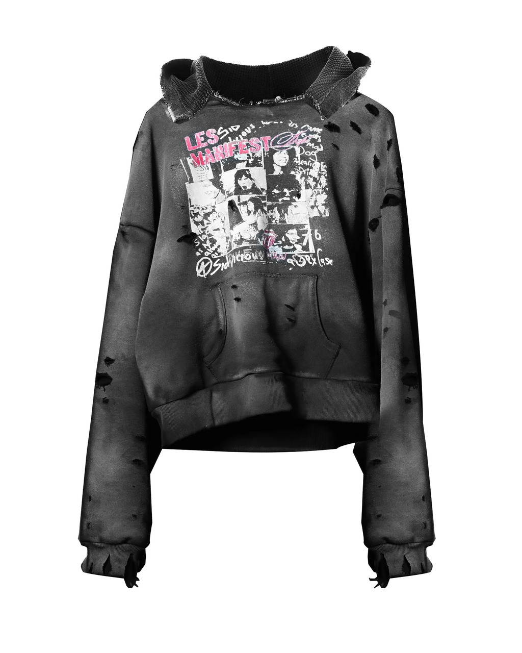 Thrashed Punk Hoodie