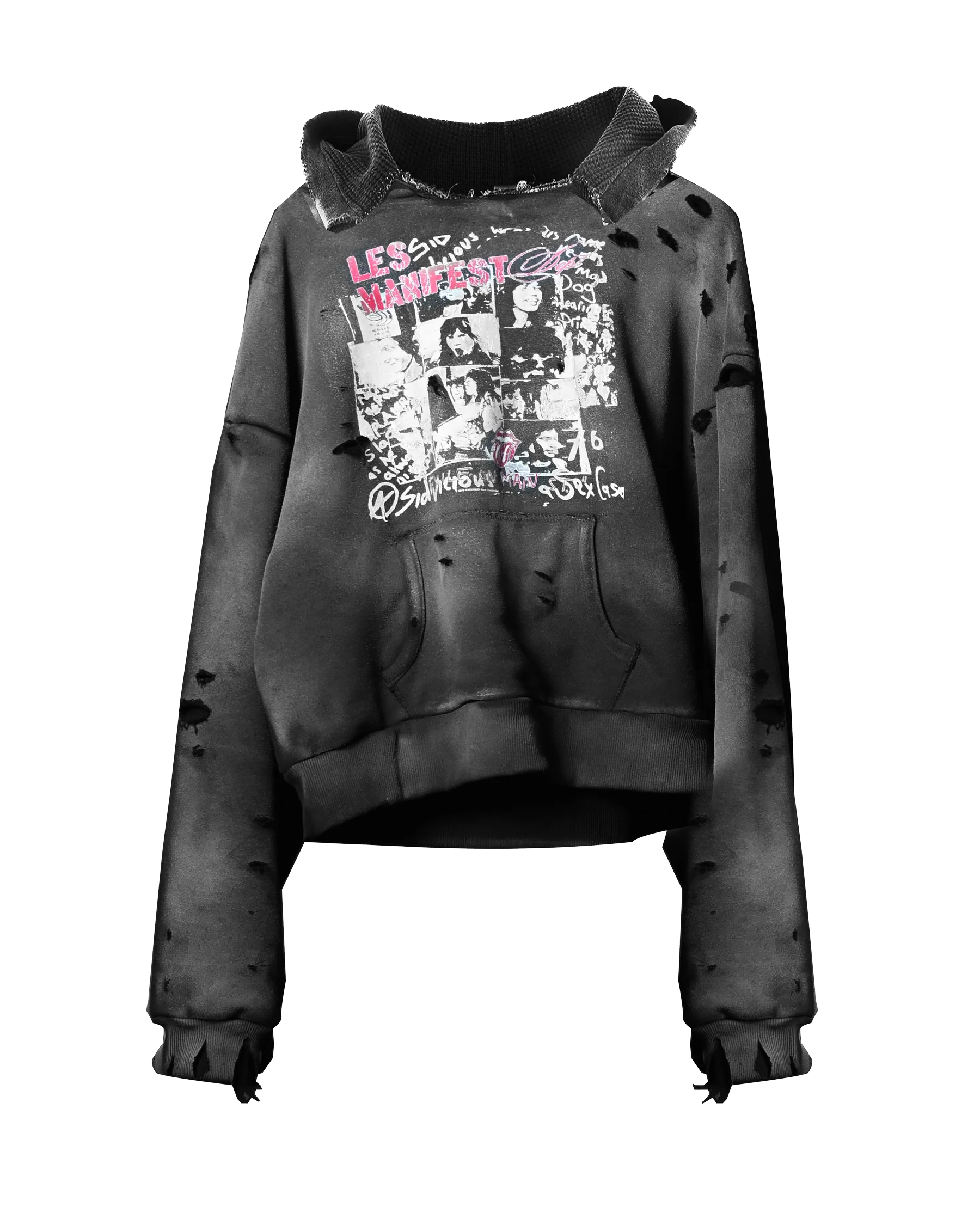 Thrashed Punk Hoodie